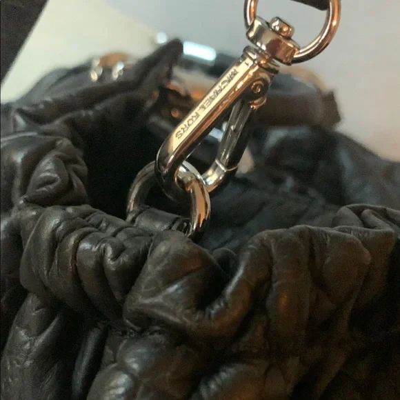 Michael Michael Kors Black Croc-Embossed Bag - Picture 10 of 16